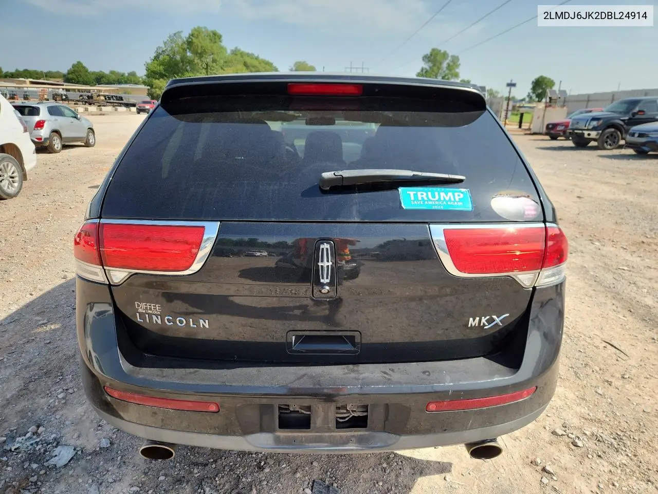 2013 Lincoln Mkx VIN: 2LMDJ6JK2DBL24914 Lot: 65334405