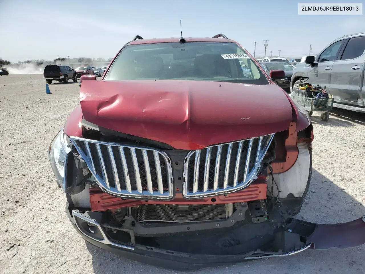 2014 Lincoln Mkx VIN: 2LMDJ6JK9EBL18013 Lot: 48315955