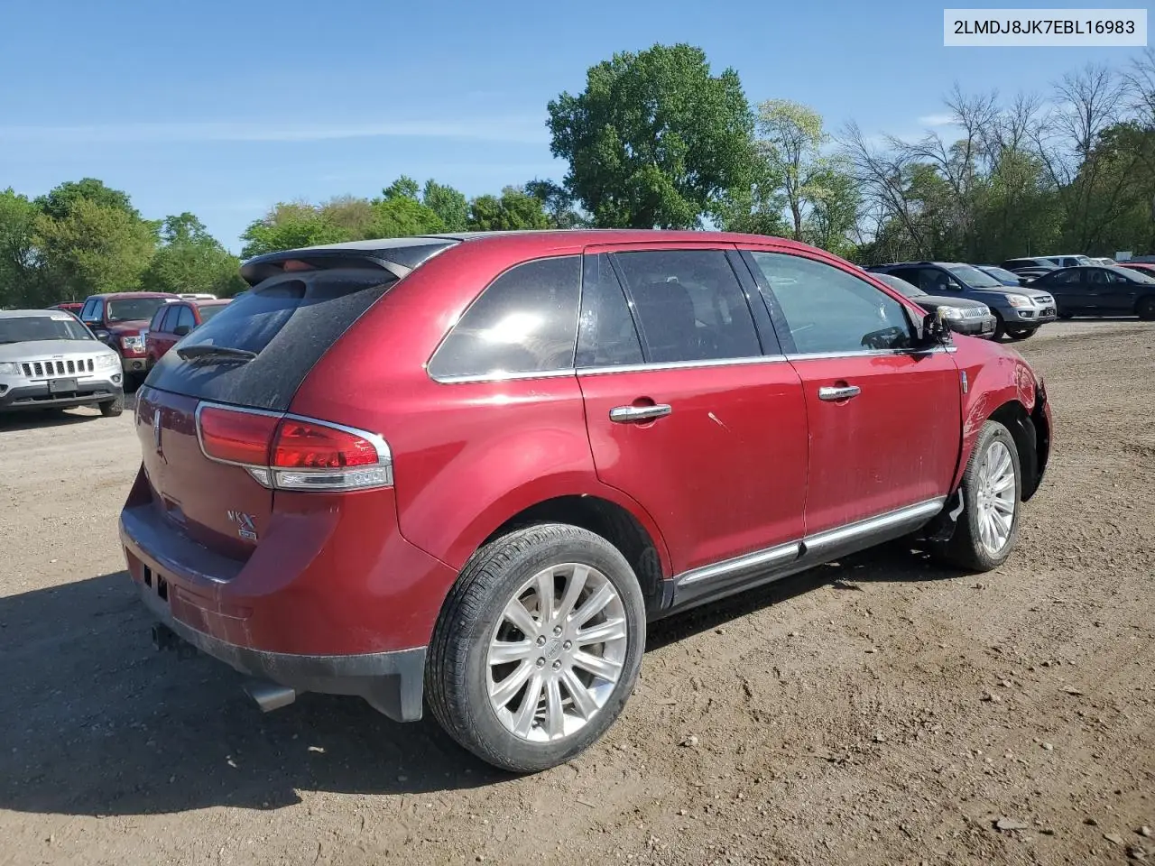 2014 Lincoln Mkx VIN: 2LMDJ8JK7EBL16983 Lot: 56505335