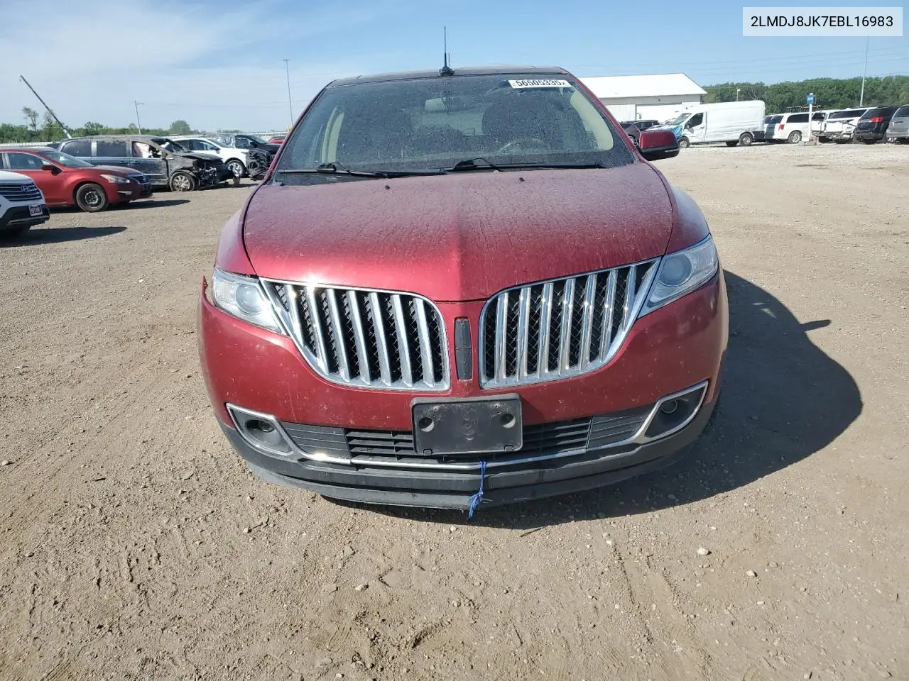 2014 Lincoln Mkx VIN: 2LMDJ8JK7EBL16983 Lot: 56505335