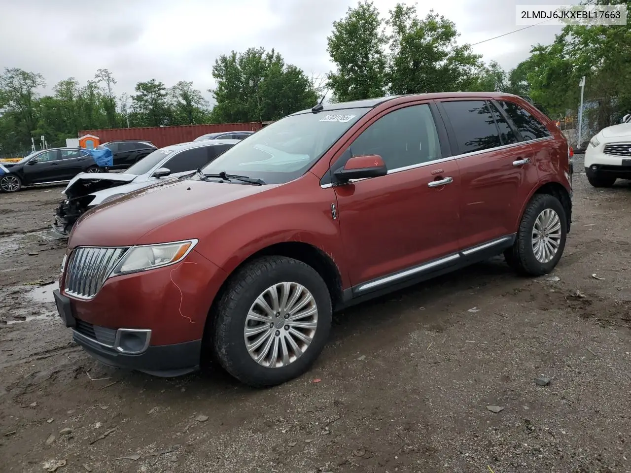 2014 Lincoln Mkx VIN: 2LMDJ6JKXEBL17663 Lot: 57041755