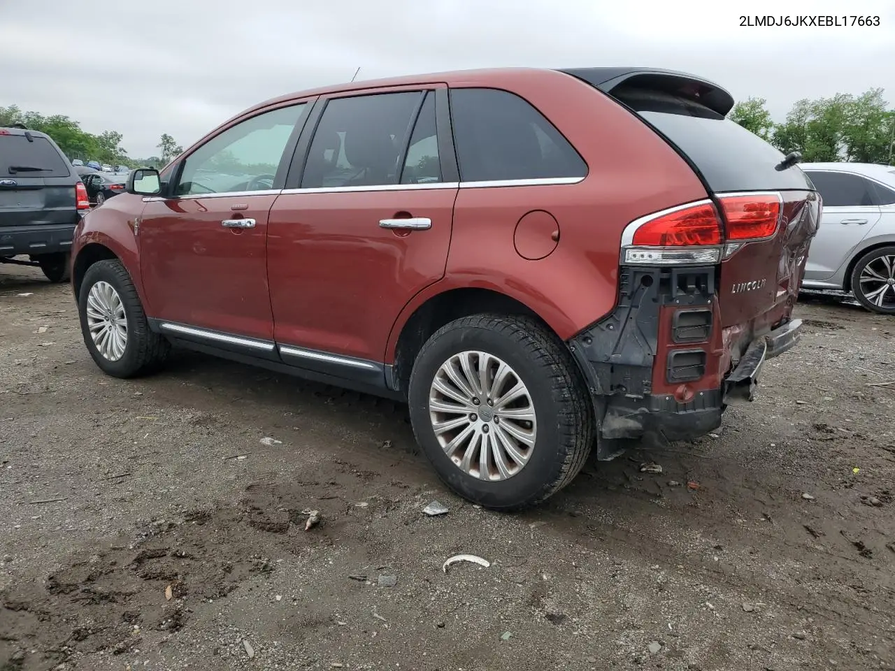 2014 Lincoln Mkx VIN: 2LMDJ6JKXEBL17663 Lot: 57041755