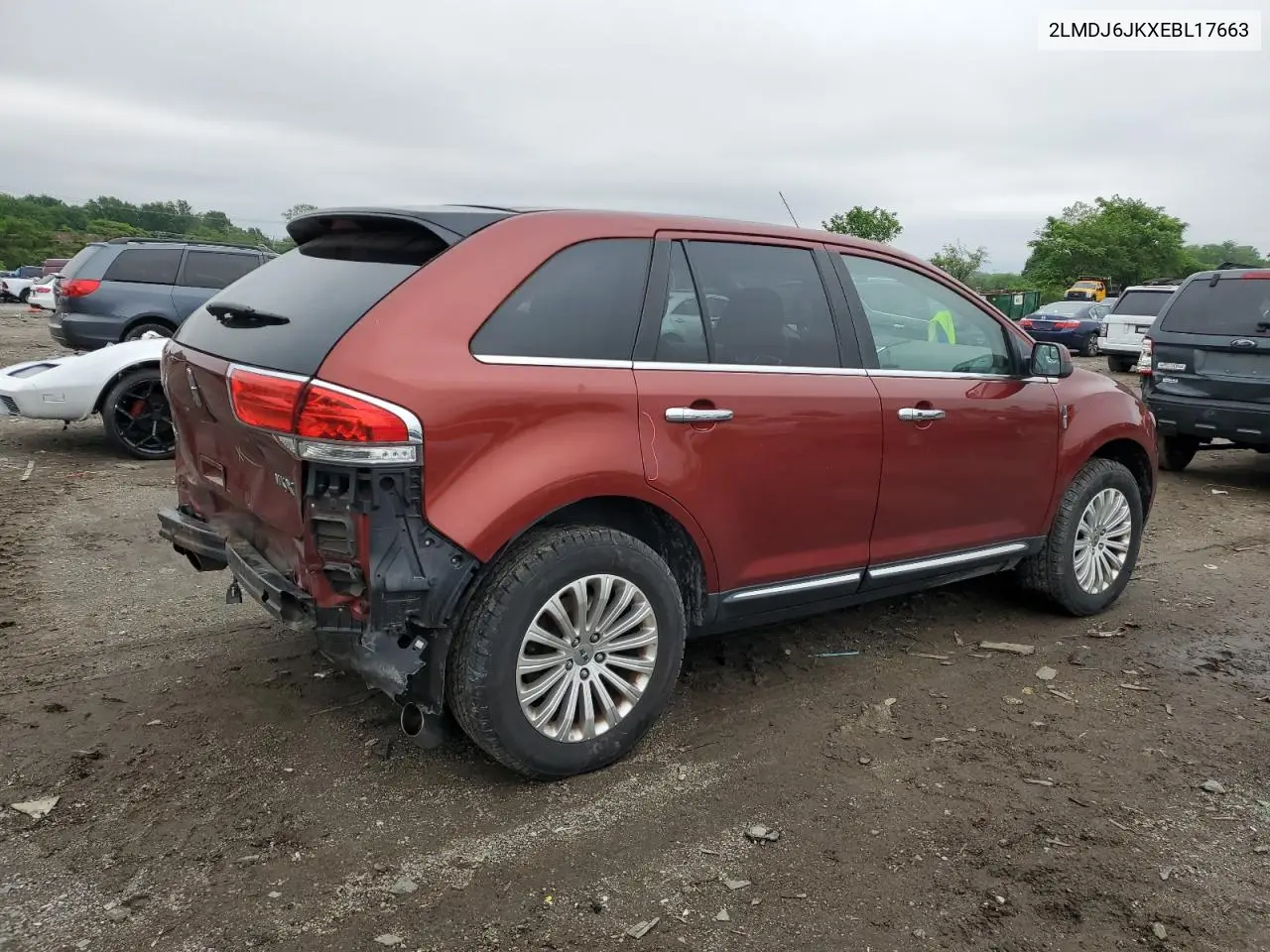 2014 Lincoln Mkx VIN: 2LMDJ6JKXEBL17663 Lot: 57041755