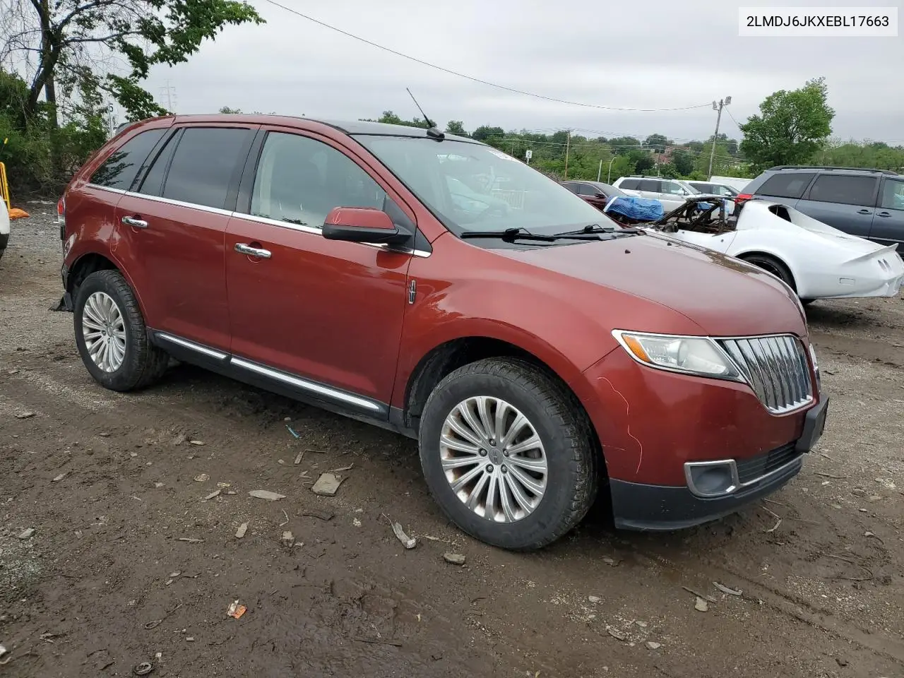 2014 Lincoln Mkx VIN: 2LMDJ6JKXEBL17663 Lot: 57041755