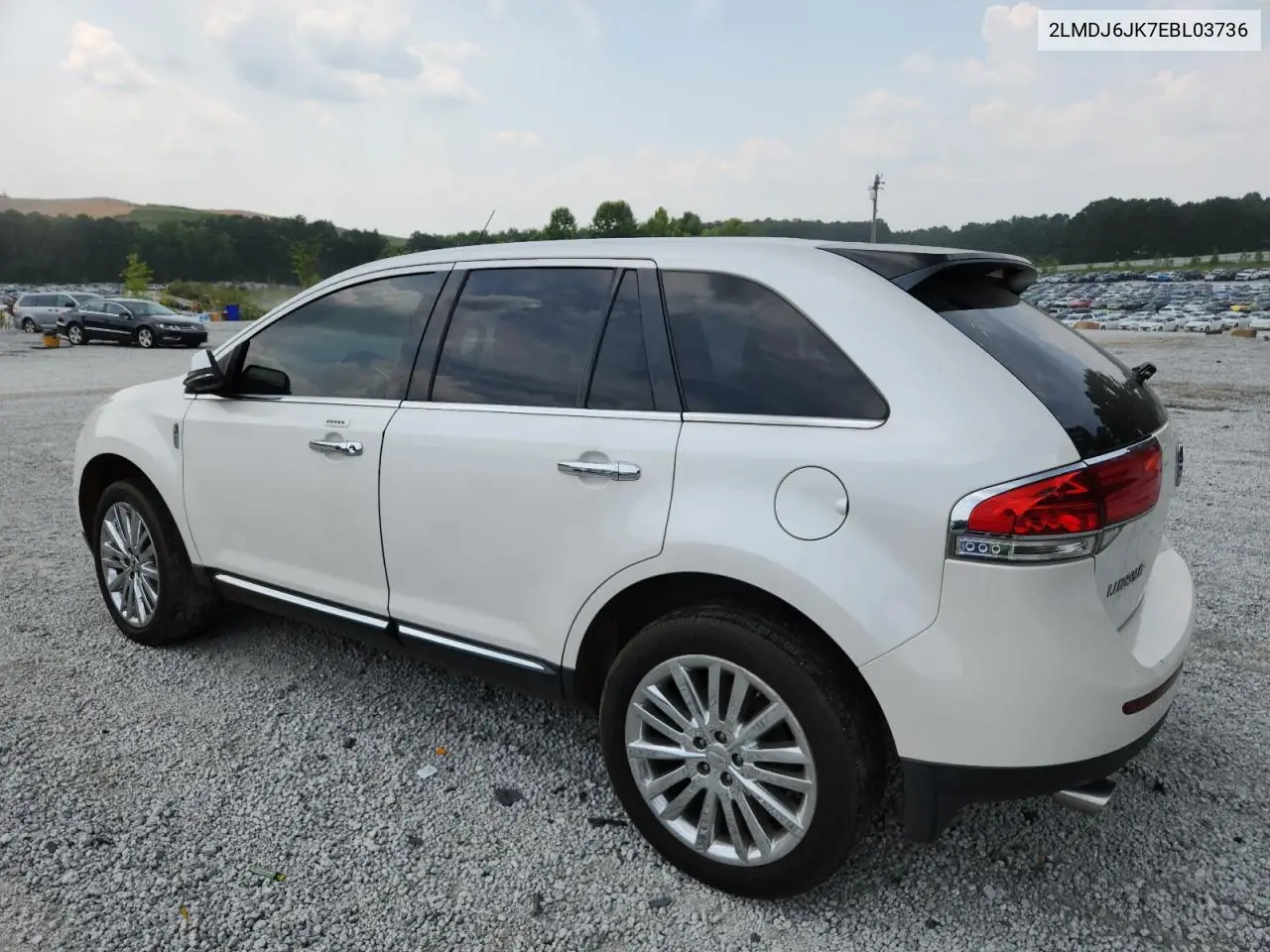 2014 Lincoln Mkx VIN: 2LMDJ6JK7EBL03736 Lot: 61658115