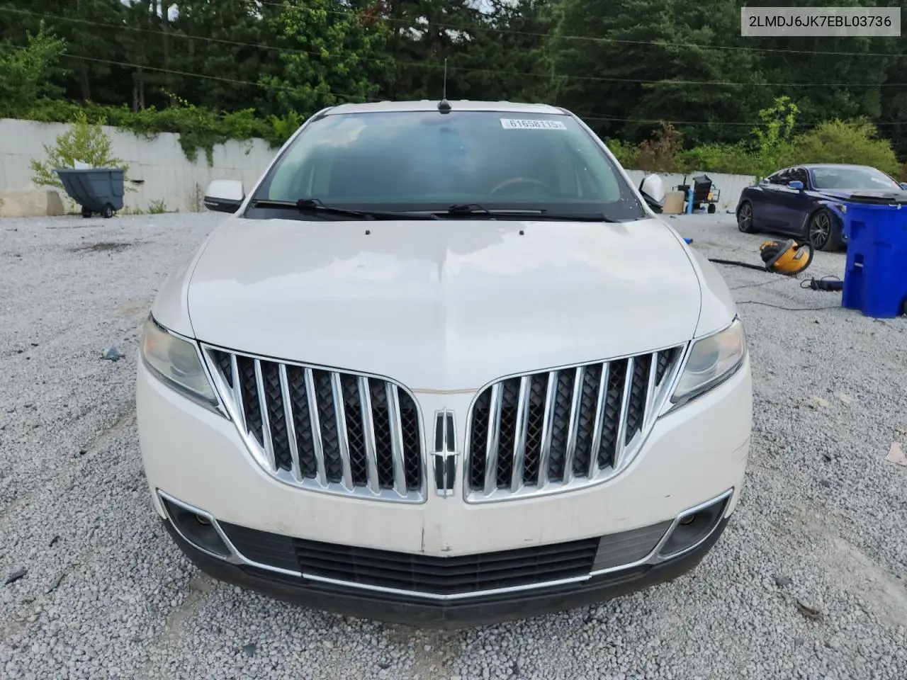 2014 Lincoln Mkx VIN: 2LMDJ6JK7EBL03736 Lot: 61658115