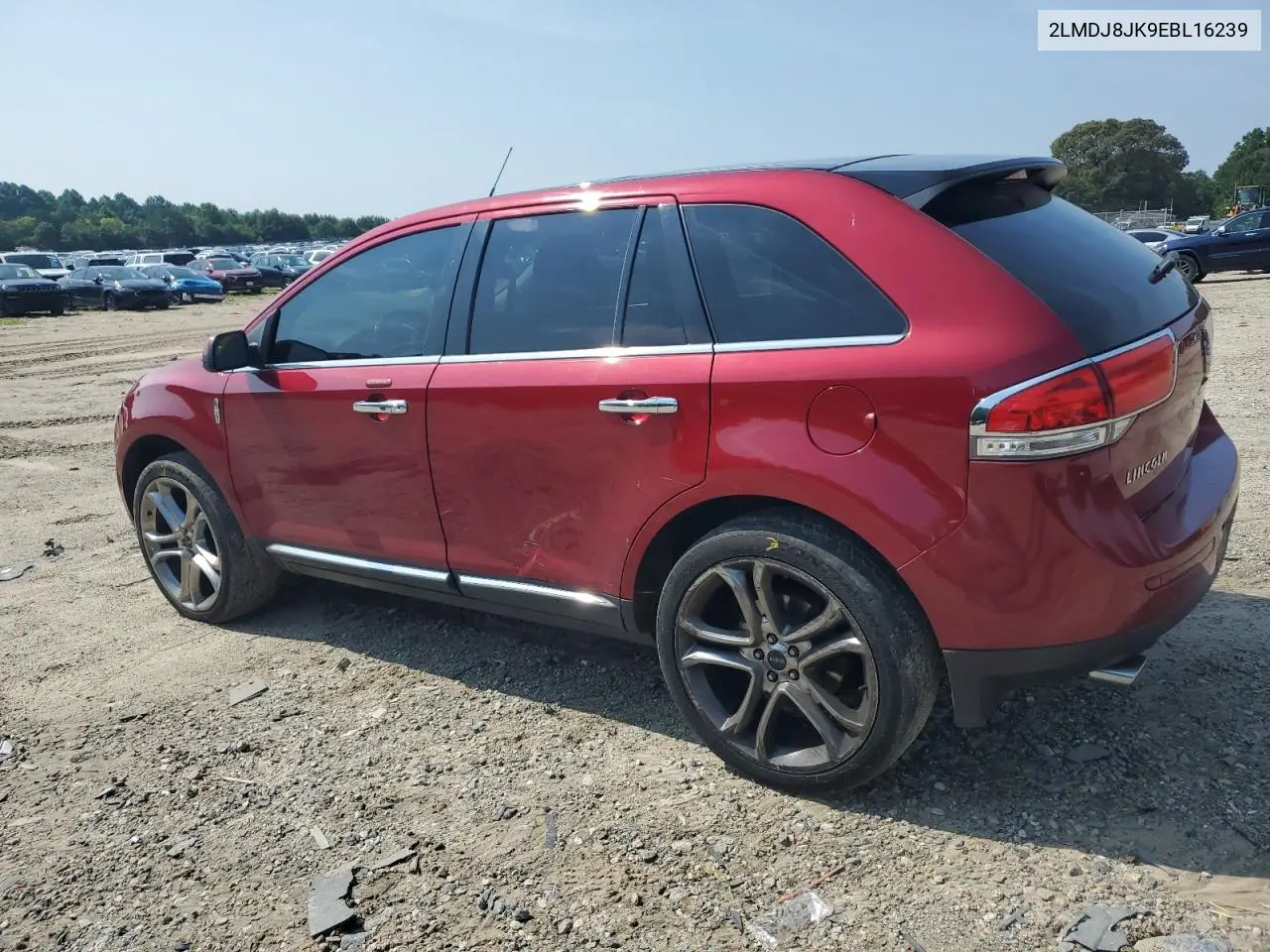 2014 Lincoln Mkx VIN: 2LMDJ8JK9EBL16239 Lot: 62846925
