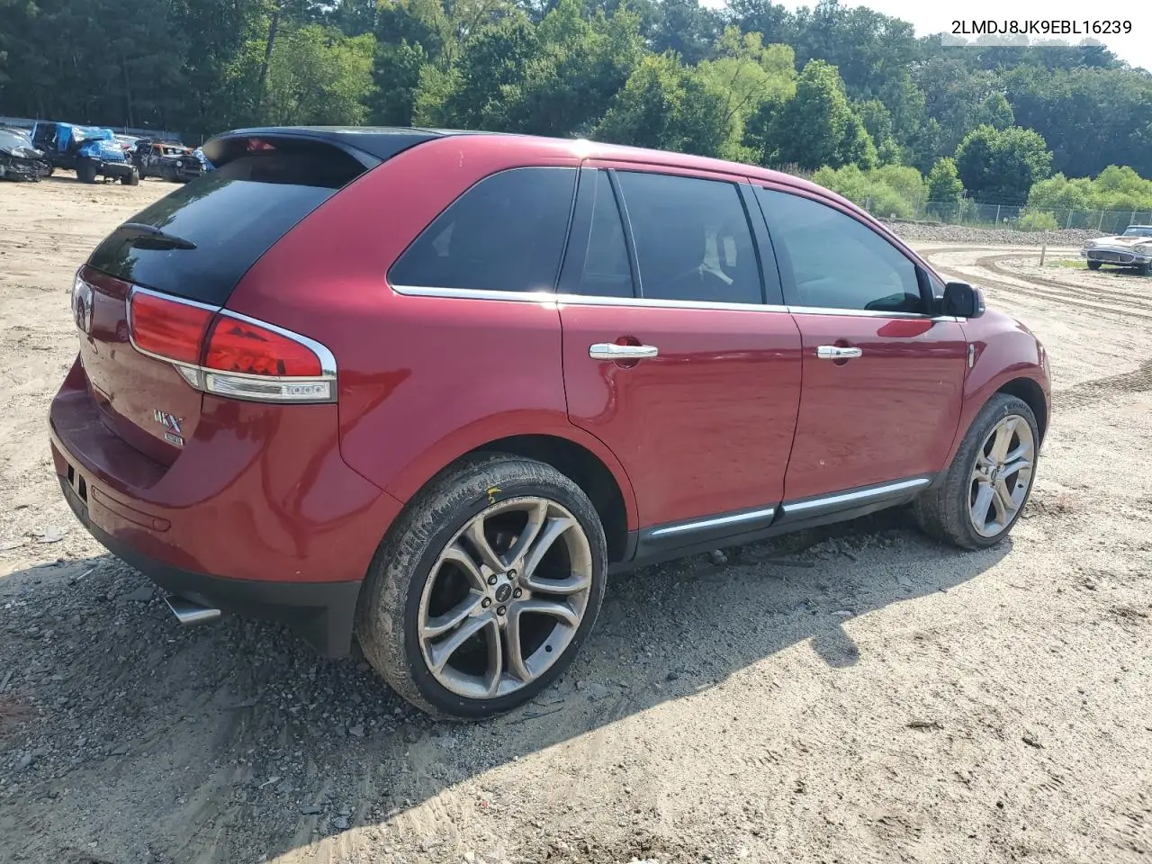 2014 Lincoln Mkx VIN: 2LMDJ8JK9EBL16239 Lot: 62846925