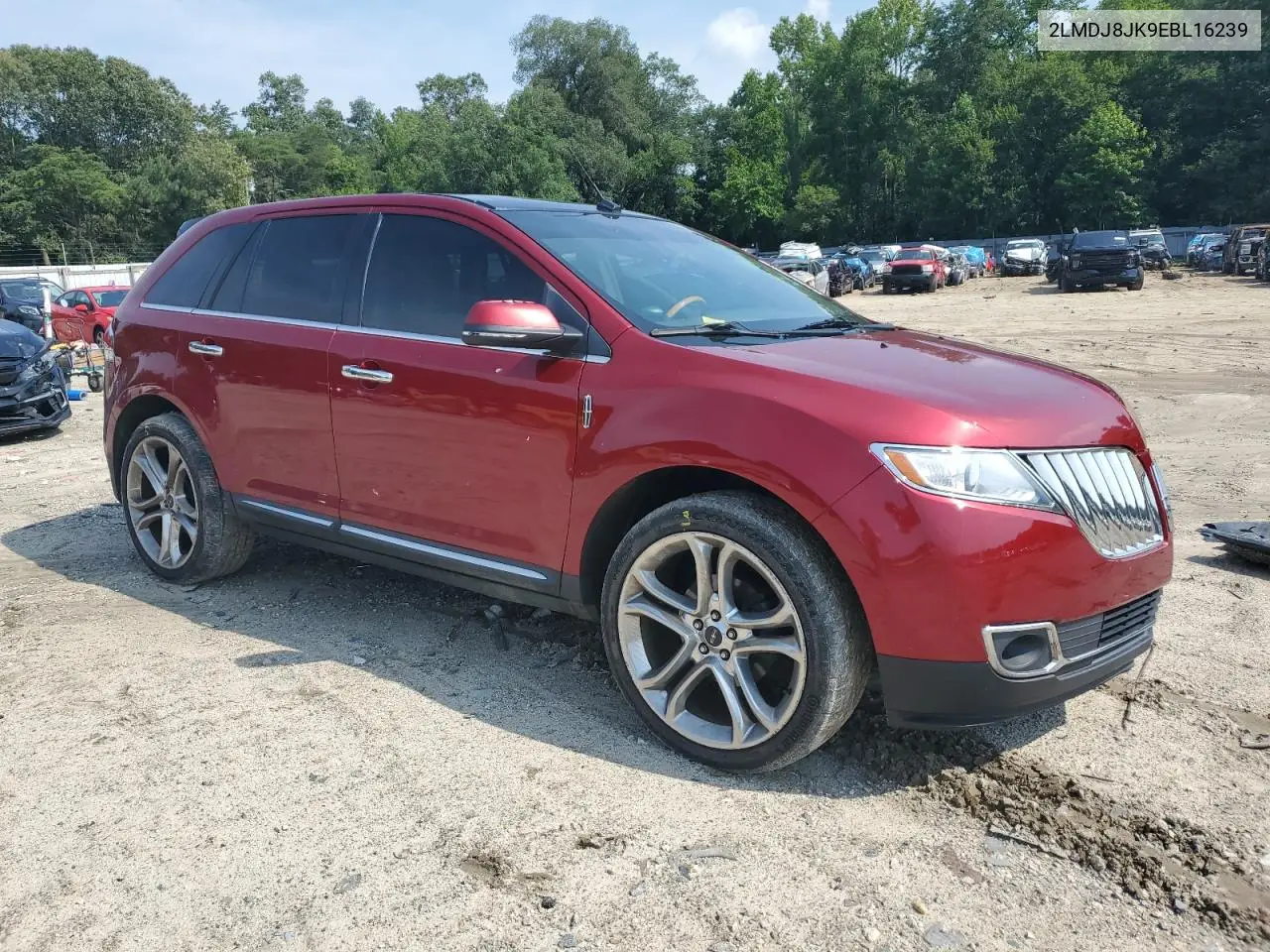 2014 Lincoln Mkx VIN: 2LMDJ8JK9EBL16239 Lot: 62846925