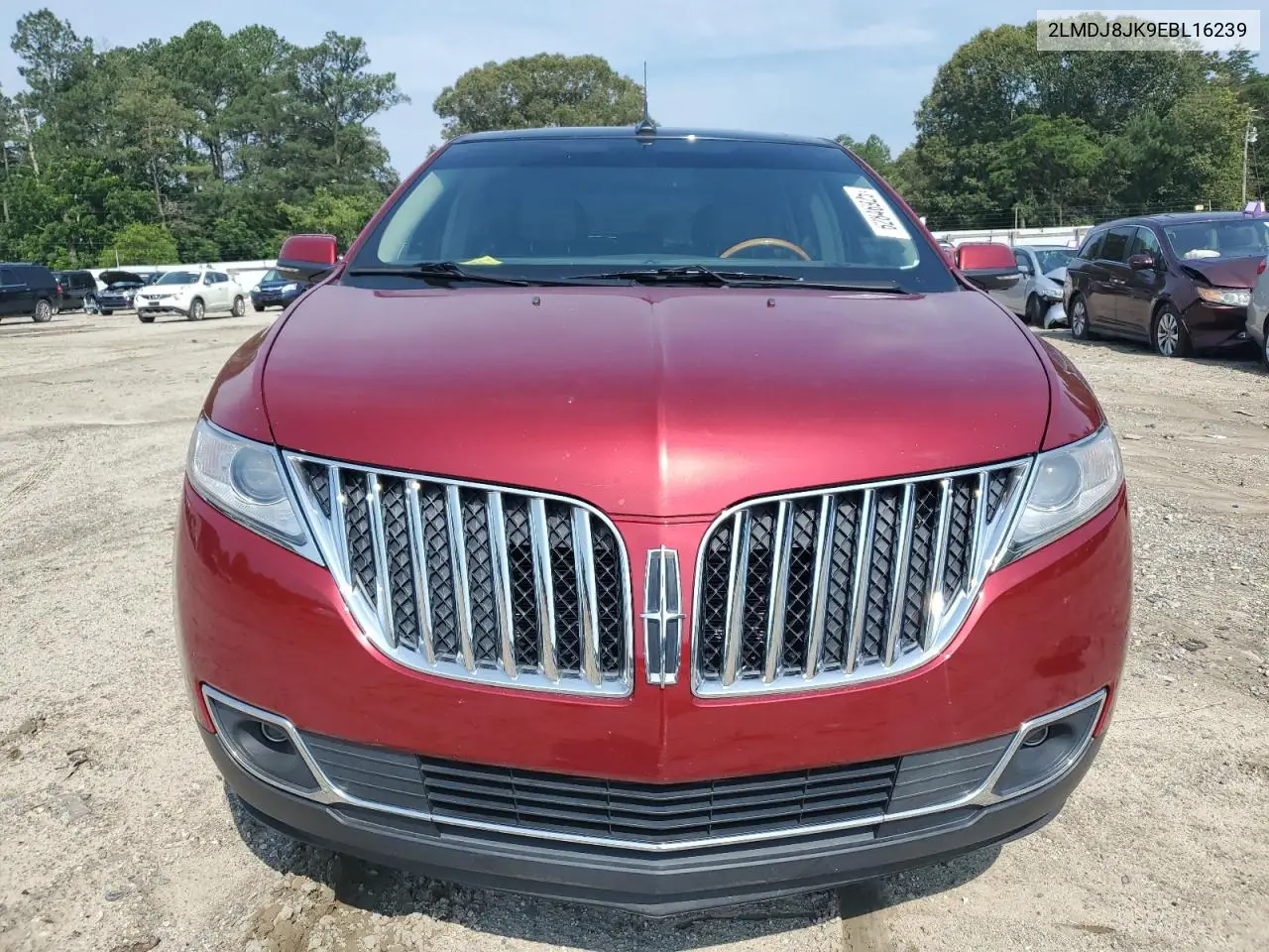 2014 Lincoln Mkx VIN: 2LMDJ8JK9EBL16239 Lot: 62846925