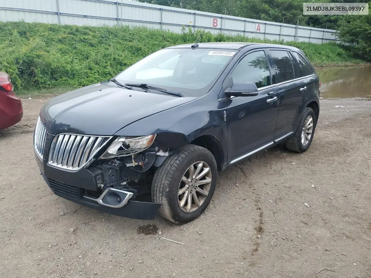 2014 Lincoln Mkx VIN: 2LMDJ8JK3EBL09397 Lot: 64994185