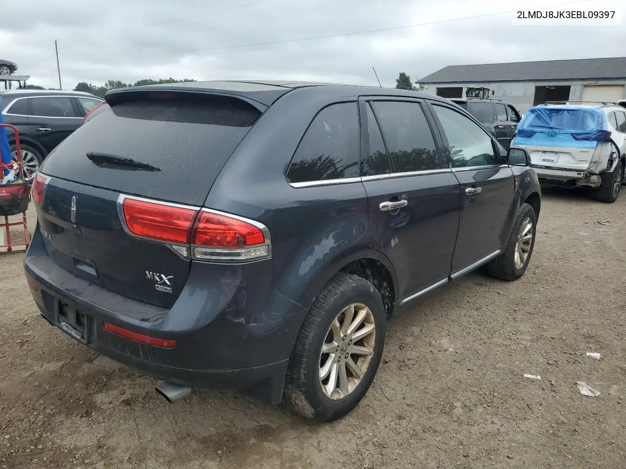 2014 Lincoln Mkx VIN: 2LMDJ8JK3EBL09397 Lot: 64994185