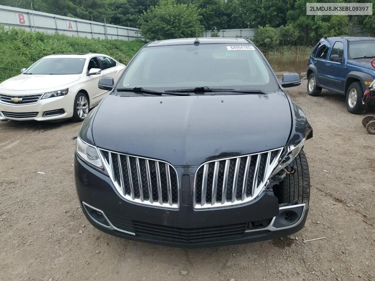 2014 Lincoln Mkx VIN: 2LMDJ8JK3EBL09397 Lot: 64994185
