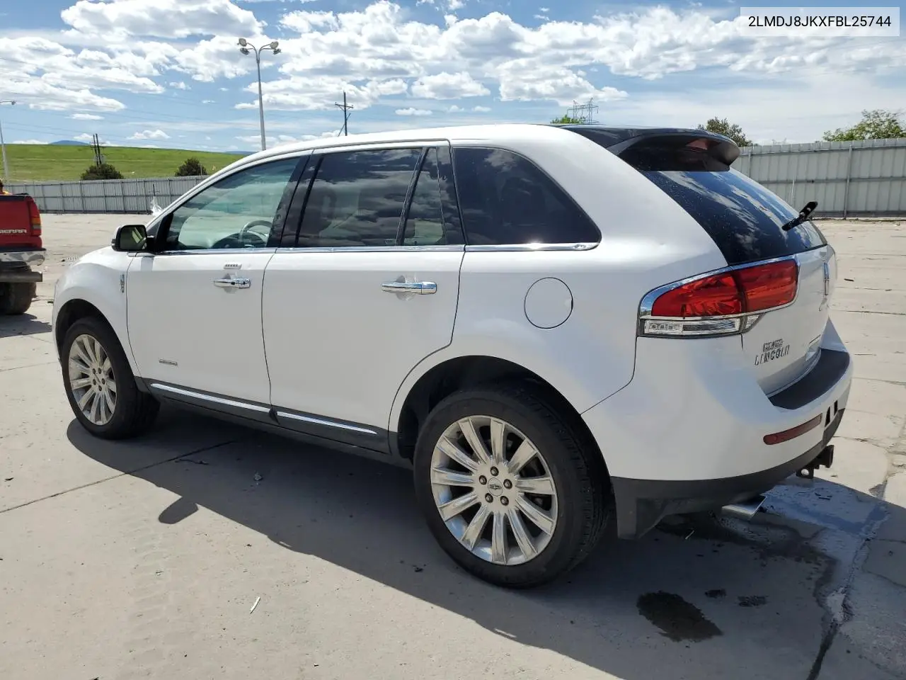 2015 Lincoln Mkx VIN: 2LMDJ8JKXFBL25744 Lot: 55984415