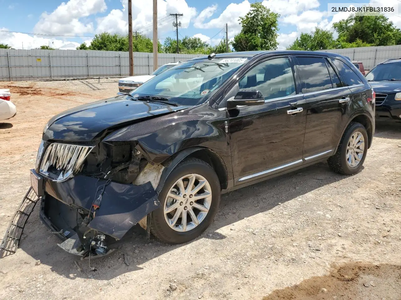 2015 Lincoln Mkx VIN: 2LMDJ8JK1FBL31836 Lot: 56241005