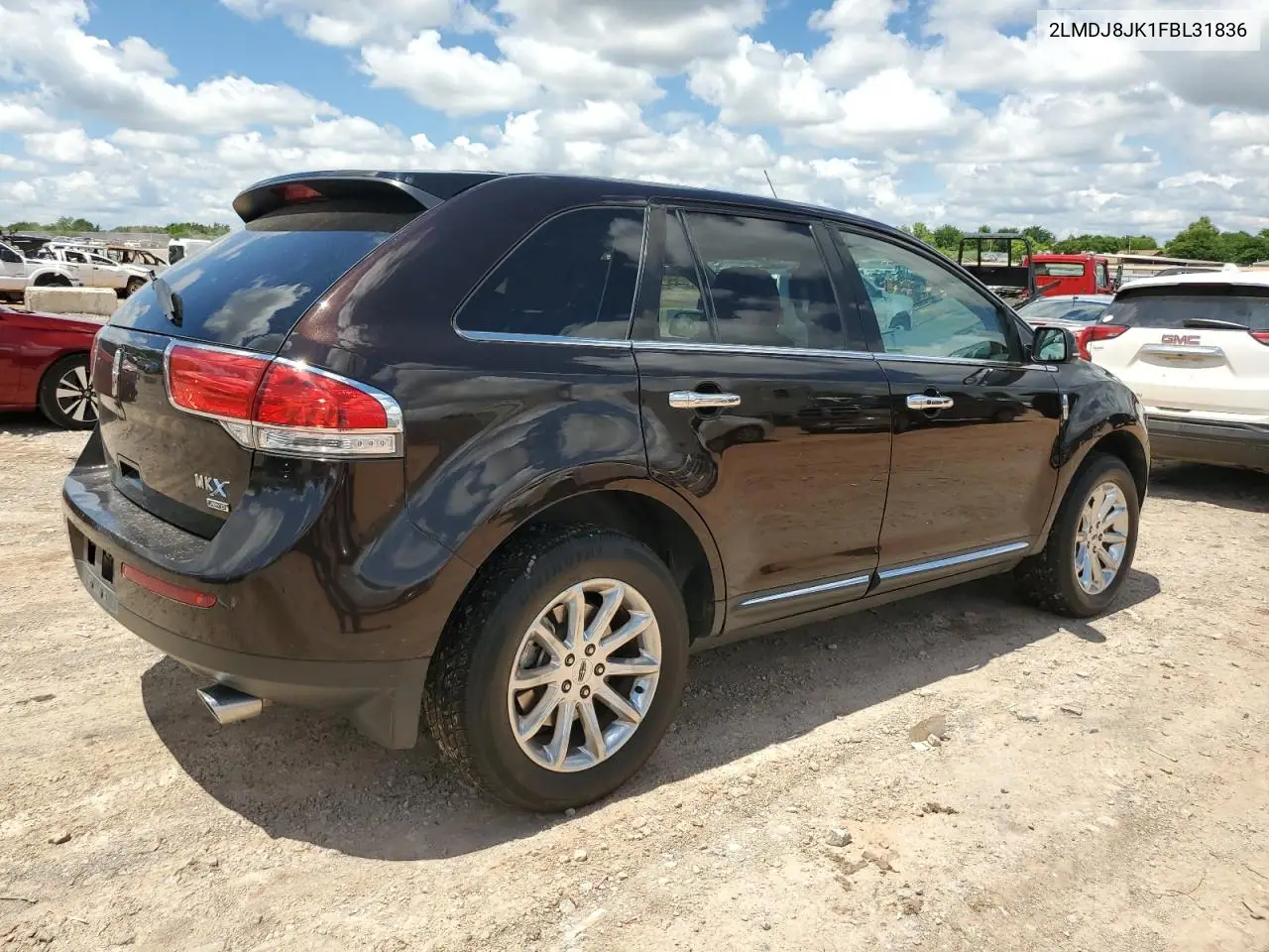 2015 Lincoln Mkx VIN: 2LMDJ8JK1FBL31836 Lot: 56241005