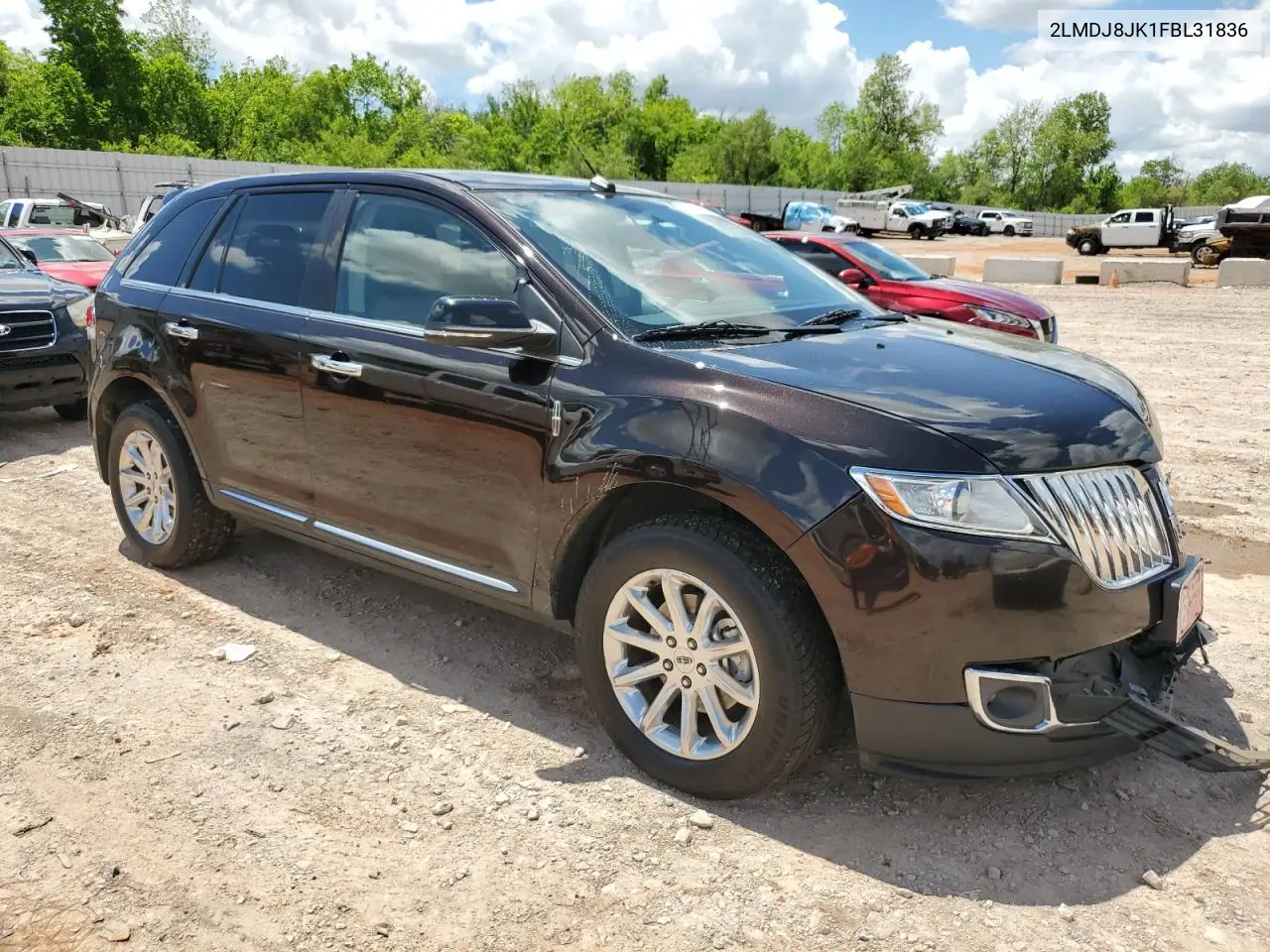 2015 Lincoln Mkx VIN: 2LMDJ8JK1FBL31836 Lot: 56241005