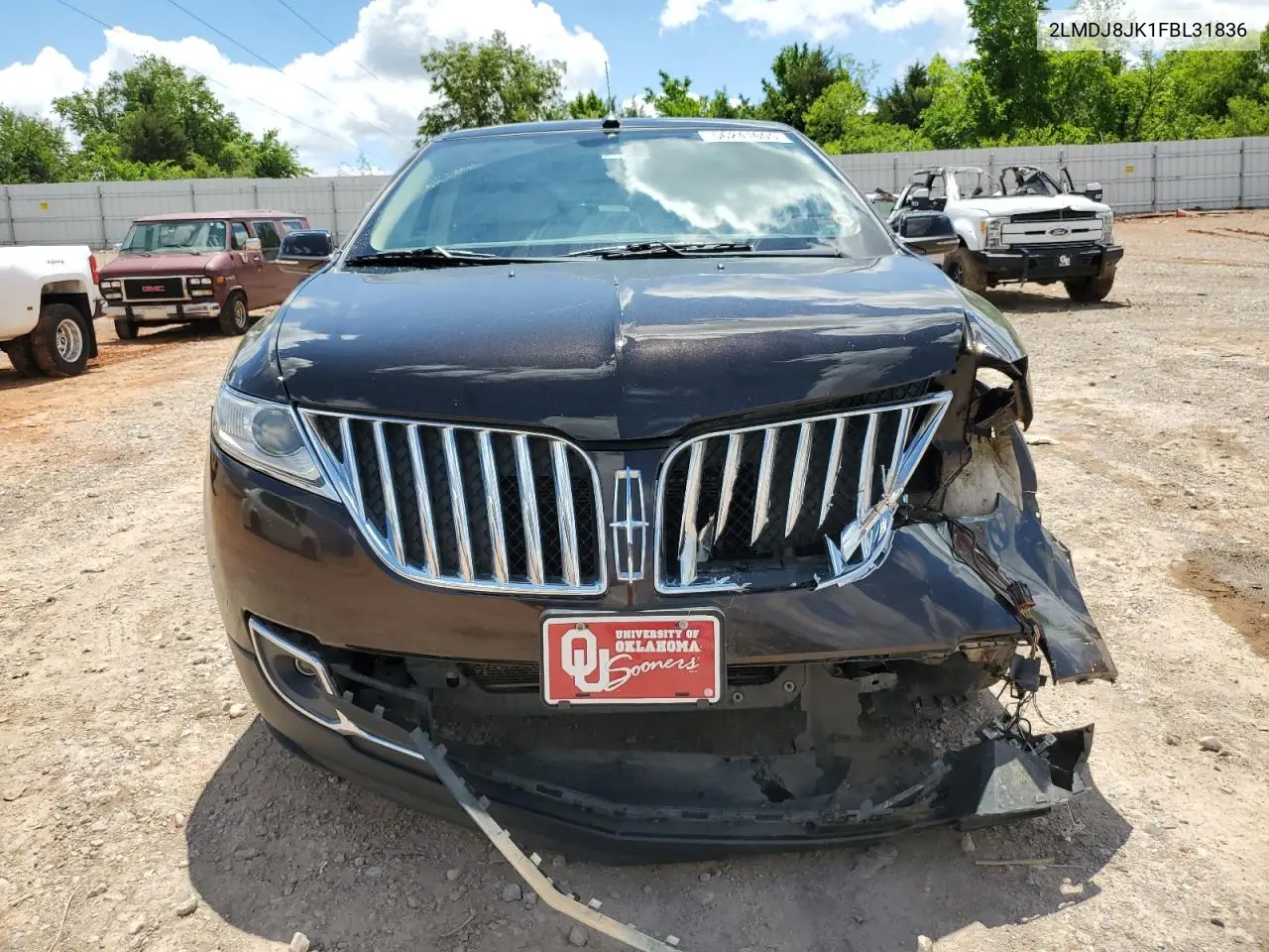 2015 Lincoln Mkx VIN: 2LMDJ8JK1FBL31836 Lot: 56241005
