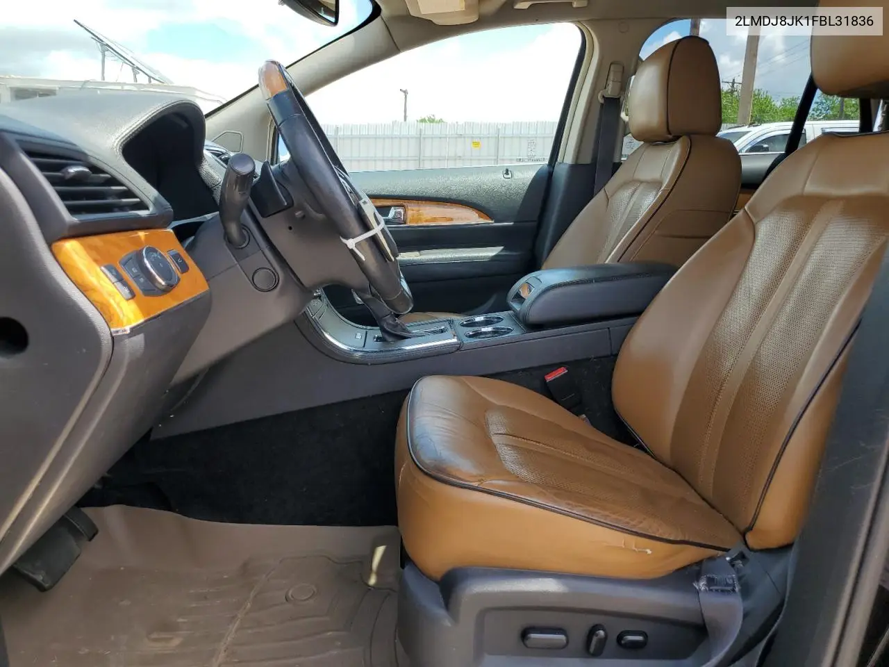 2015 Lincoln Mkx VIN: 2LMDJ8JK1FBL31836 Lot: 56241005