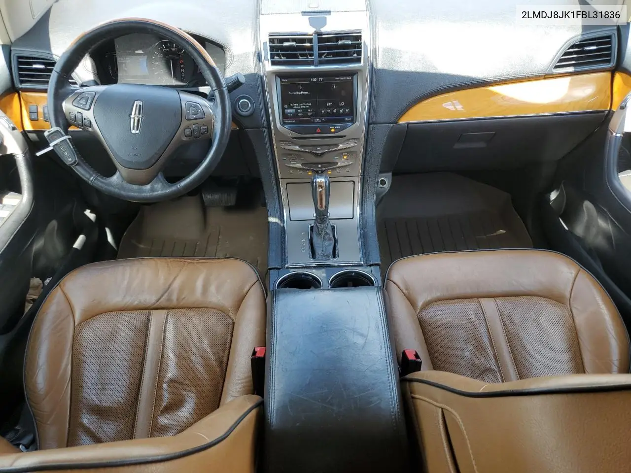 2015 Lincoln Mkx VIN: 2LMDJ8JK1FBL31836 Lot: 56241005