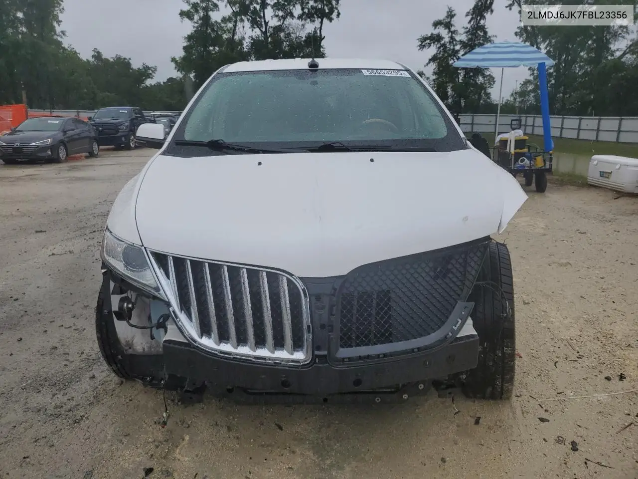2015 Lincoln Mkx VIN: 2LMDJ6JK7FBL23356 Lot: 56653295
