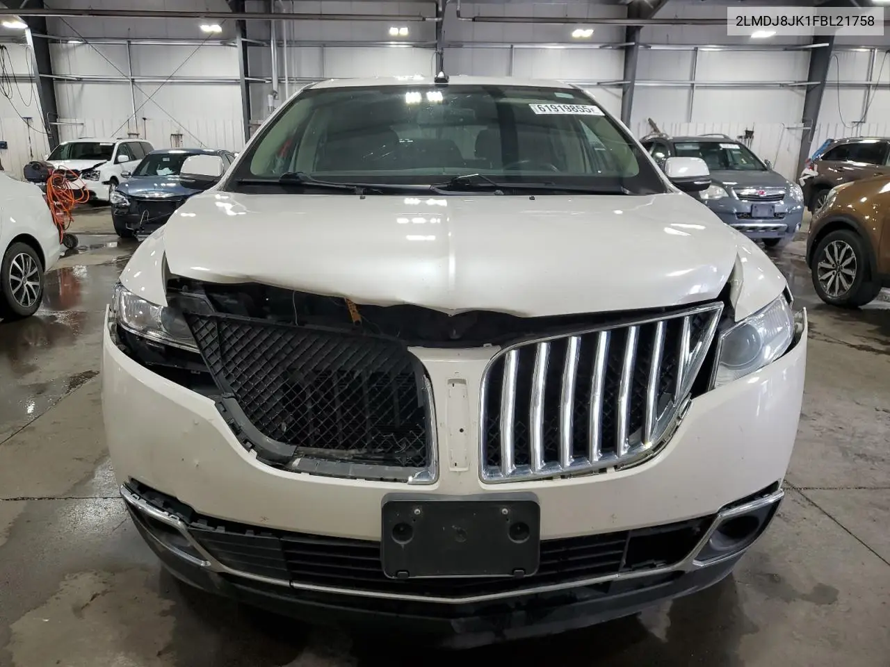 2015 Lincoln Mkx VIN: 2LMDJ8JK1FBL21758 Lot: 61919855