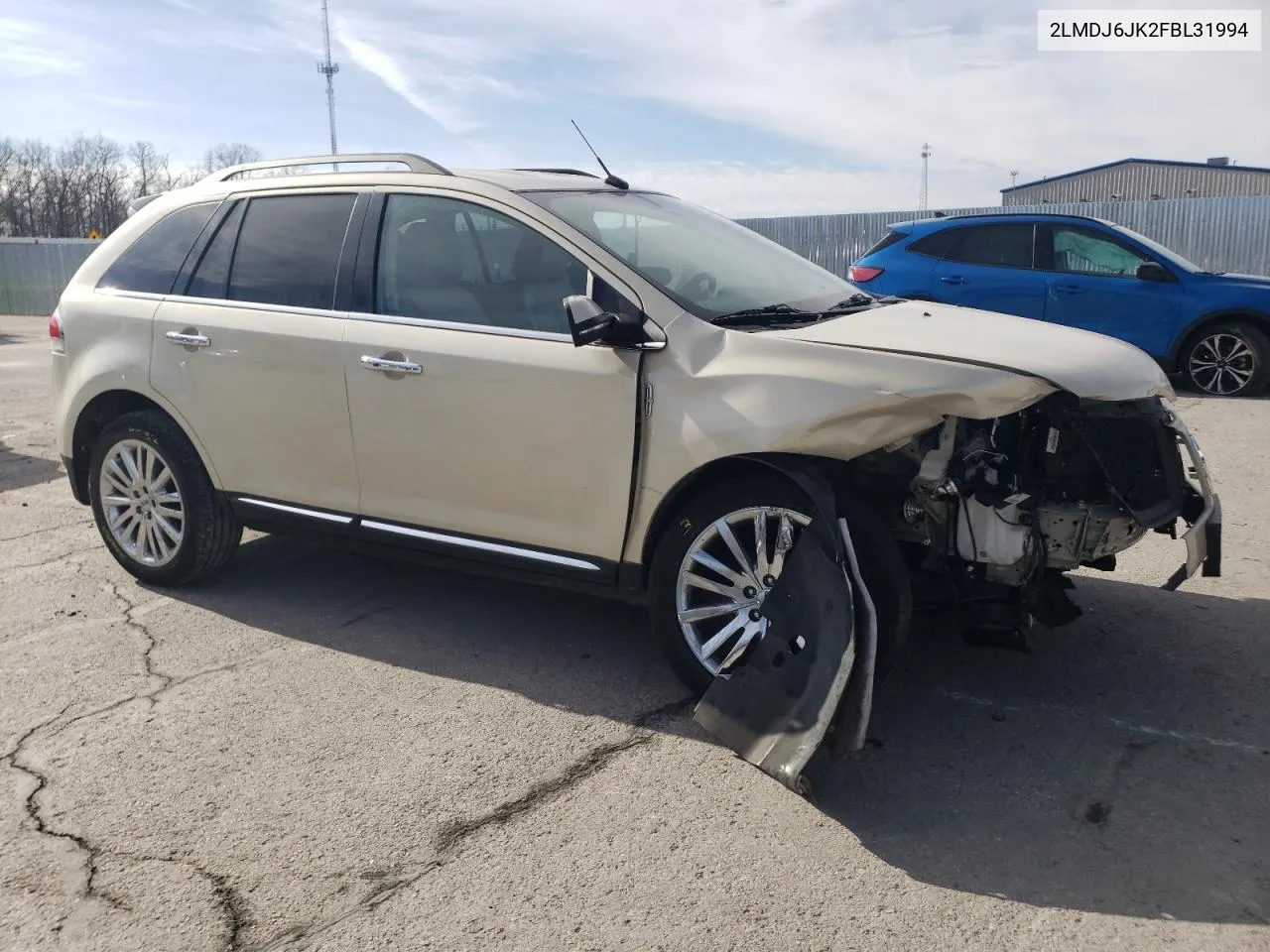 2015 Lincoln Mkx VIN: 2LMDJ6JK2FBL31994 Lot: 88520725