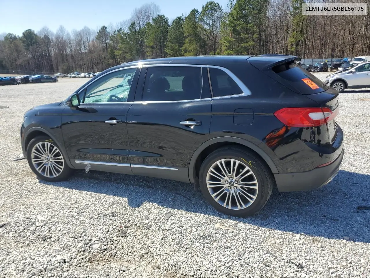 2016 Lincoln Mkx Reserve VIN: 2LMTJ6LR5GBL66195 Lot: 48084915