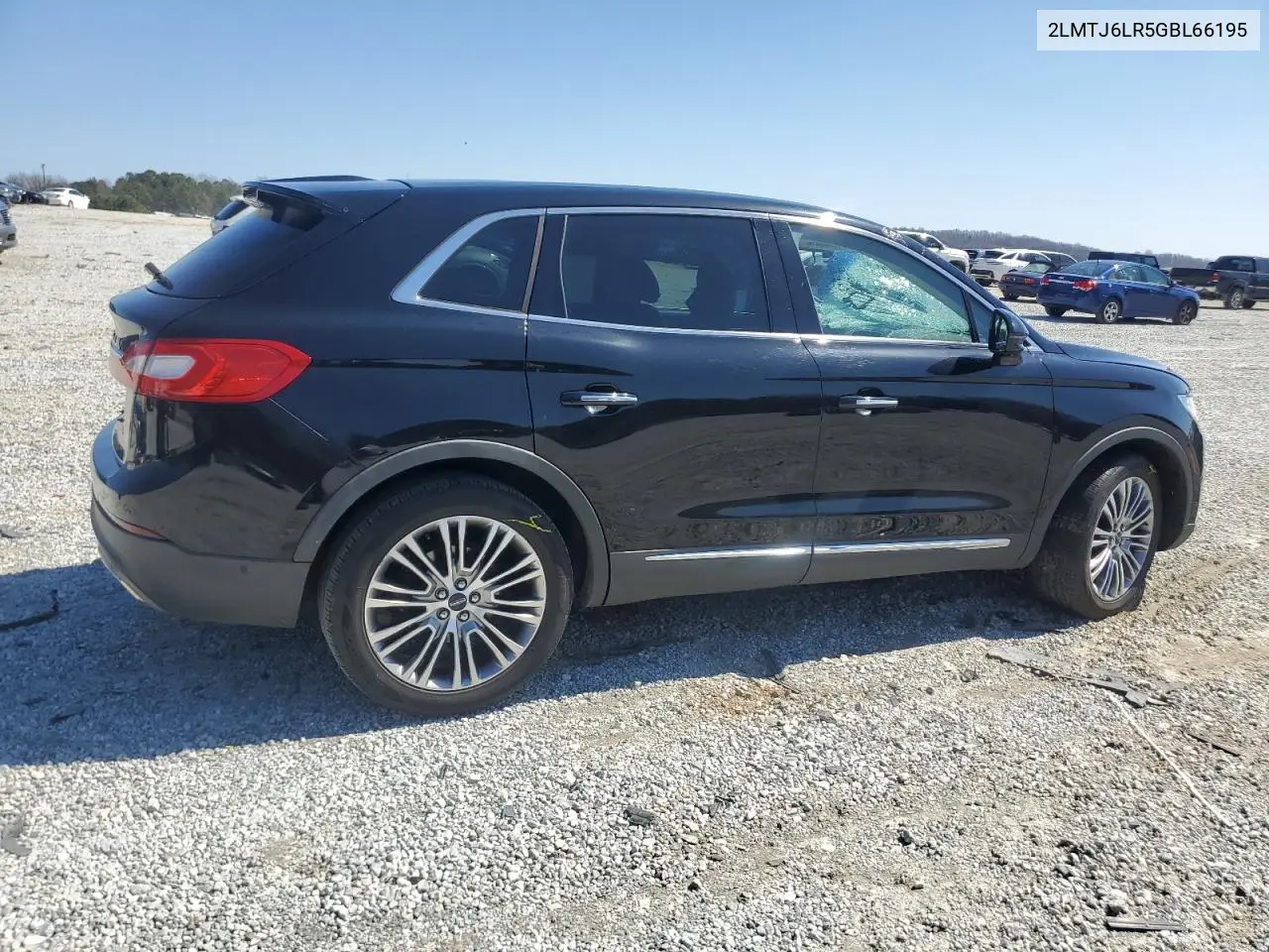2016 Lincoln Mkx Reserve VIN: 2LMTJ6LR5GBL66195 Lot: 48084915