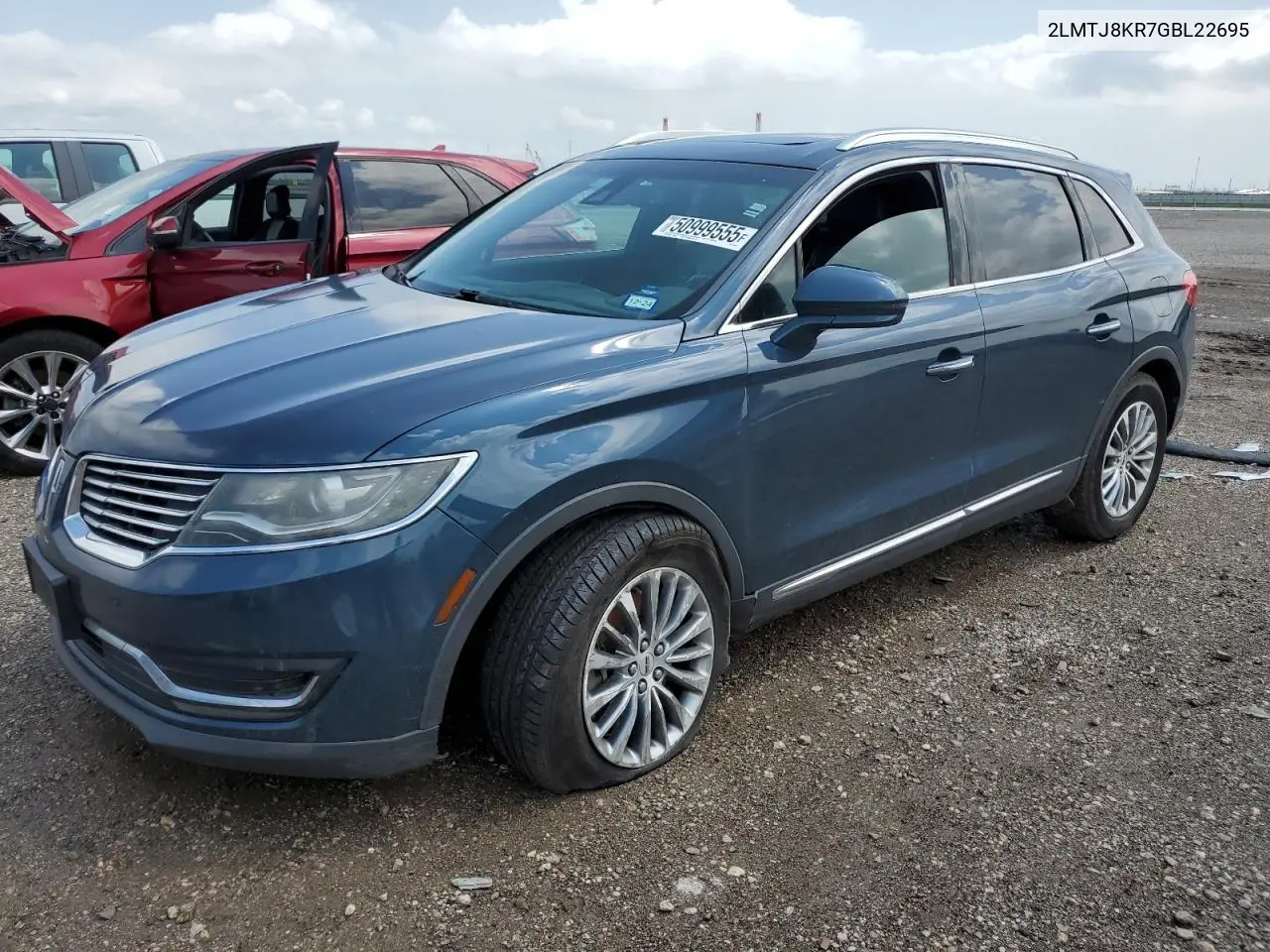 2016 Lincoln Mkx Select VIN: 2LMTJ8KR7GBL22695 Lot: 50999555
