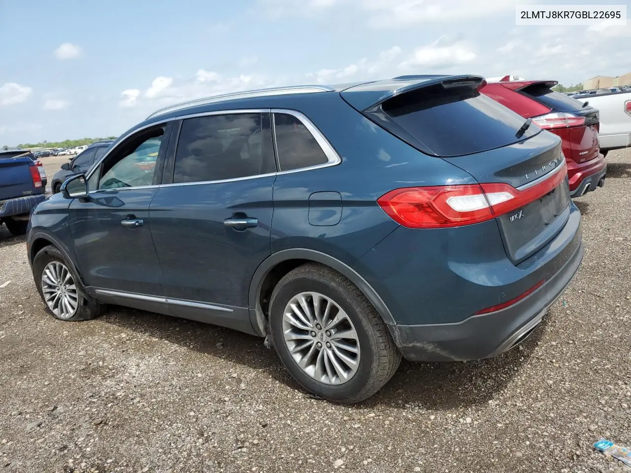 2016 Lincoln Mkx Select VIN: 2LMTJ8KR7GBL22695 Lot: 50999555