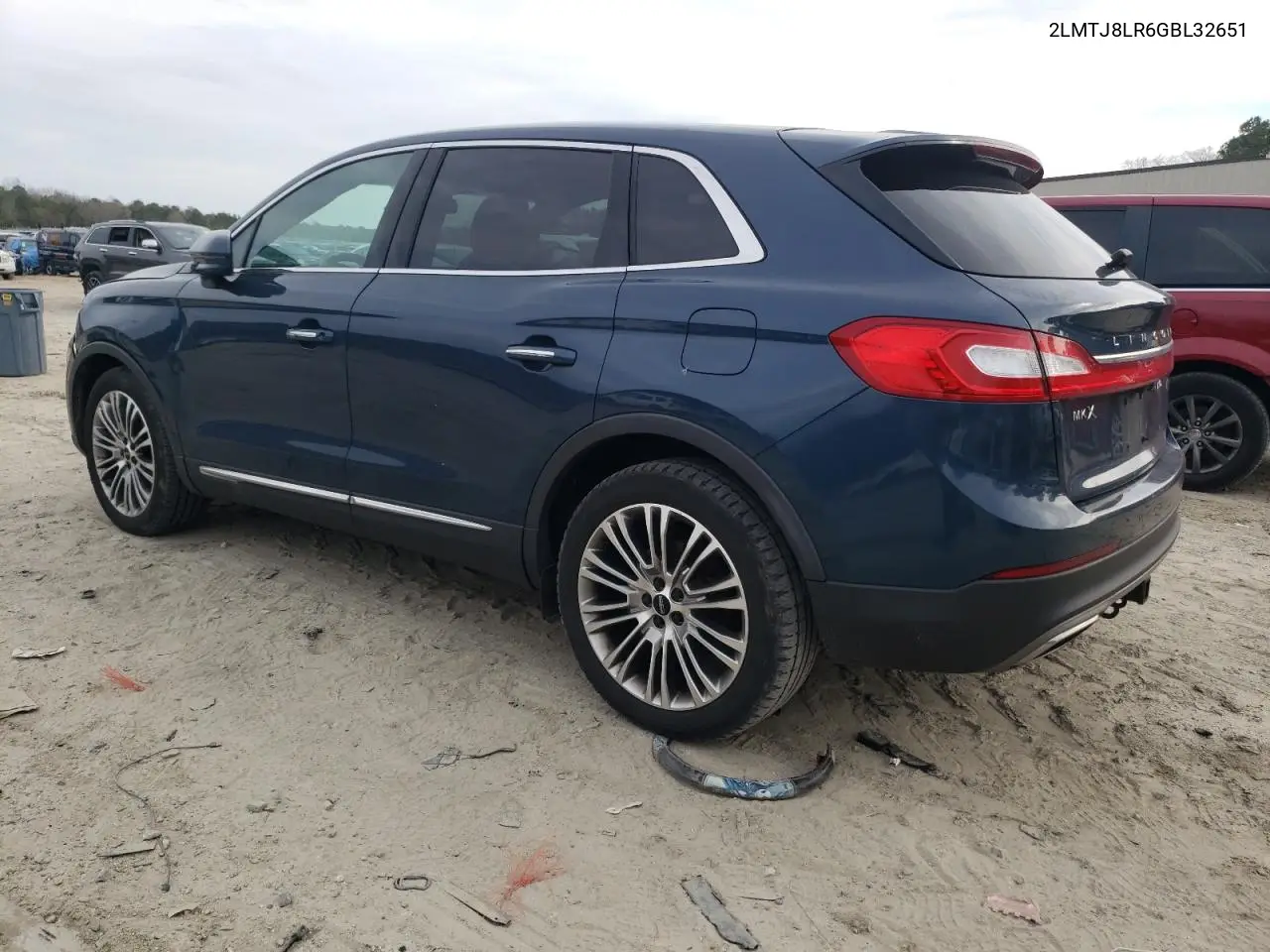 2016 Lincoln Mkx Reserve VIN: 2LMTJ8LR6GBL32651 Lot: 51105025