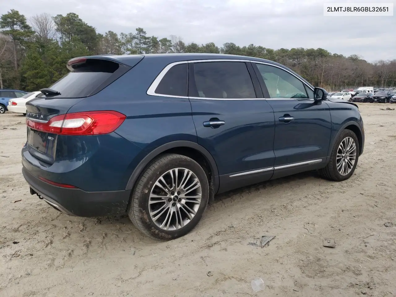 2016 Lincoln Mkx Reserve VIN: 2LMTJ8LR6GBL32651 Lot: 51105025