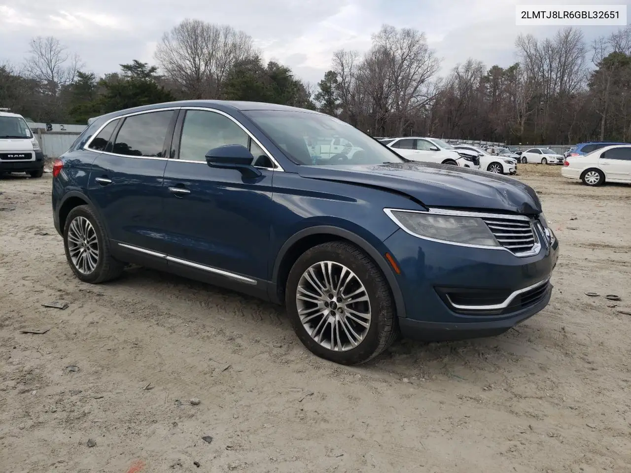 2016 Lincoln Mkx Reserve VIN: 2LMTJ8LR6GBL32651 Lot: 51105025