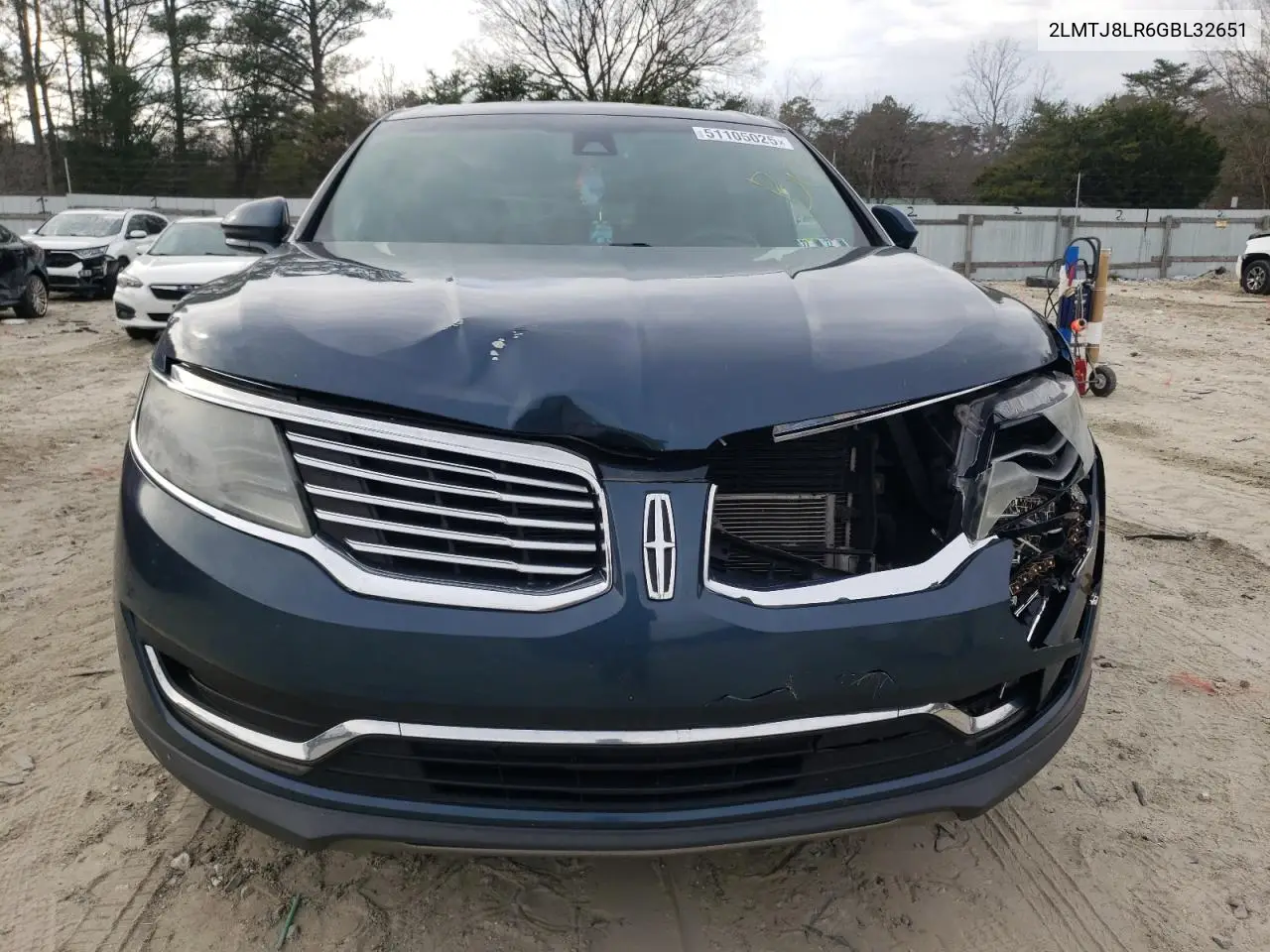2016 Lincoln Mkx Reserve VIN: 2LMTJ8LR6GBL32651 Lot: 51105025