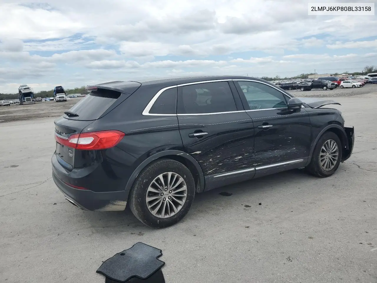 2016 Lincoln Mkx Select VIN: 2LMPJ6KP8GBL33158 Lot: 51385375