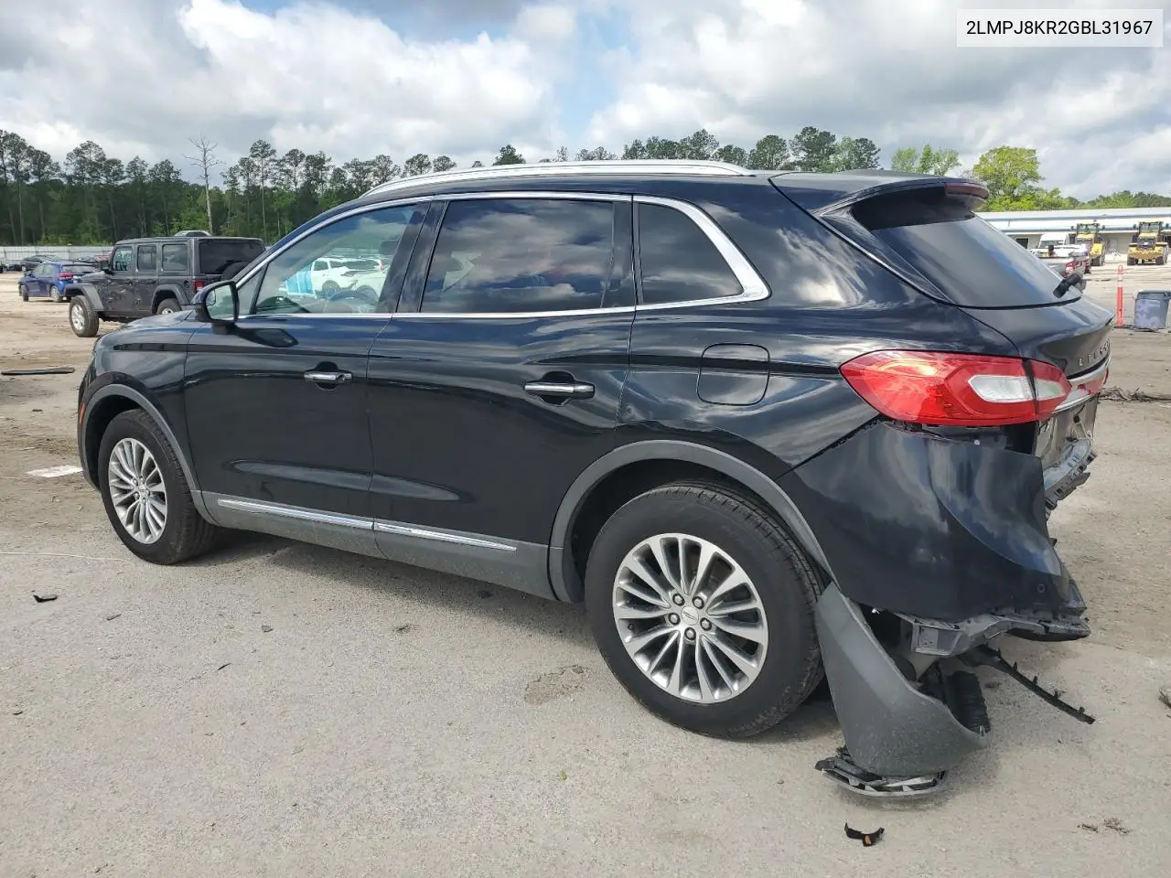 2016 Lincoln Mkx Select VIN: 2LMPJ8KR2GBL31967 Lot: 51446515