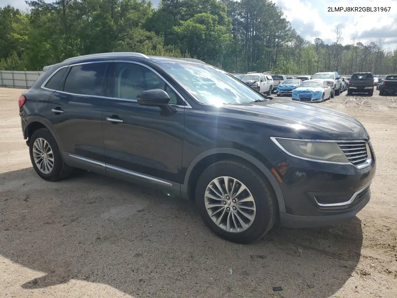 2016 Lincoln Mkx Select VIN: 2LMPJ8KR2GBL31967 Lot: 51446515