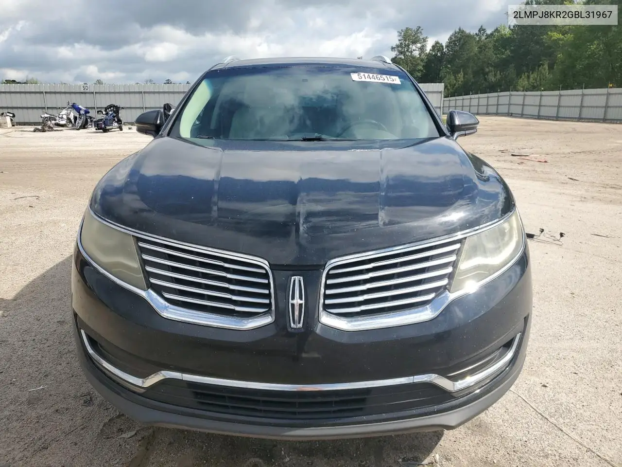 2016 Lincoln Mkx Select VIN: 2LMPJ8KR2GBL31967 Lot: 51446515
