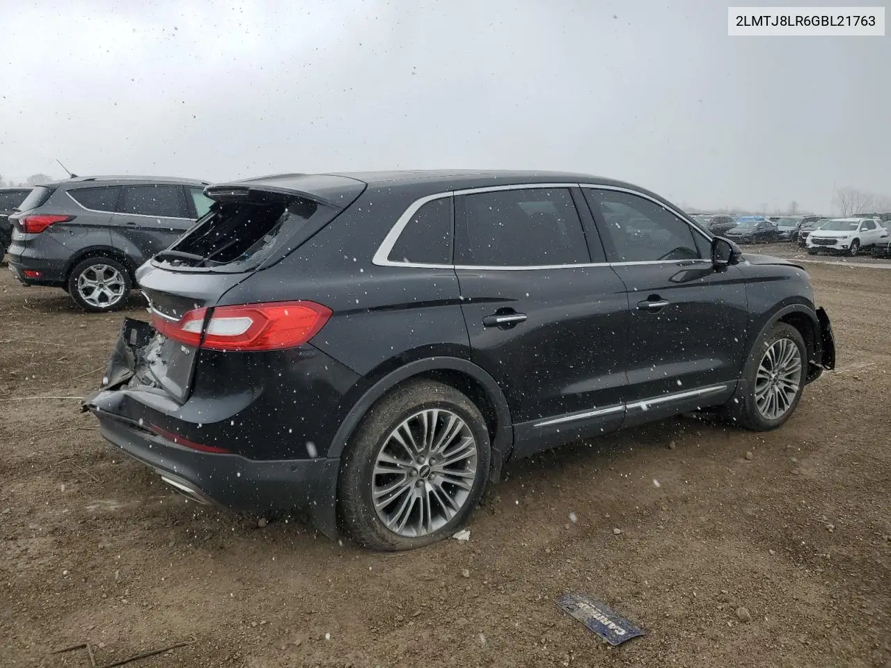 2016 Lincoln Mkx Reserve VIN: 2LMTJ8LR6GBL21763 Lot: 52076805