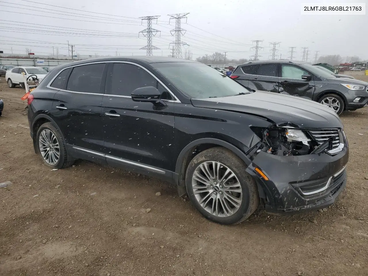2016 Lincoln Mkx Reserve VIN: 2LMTJ8LR6GBL21763 Lot: 52076805