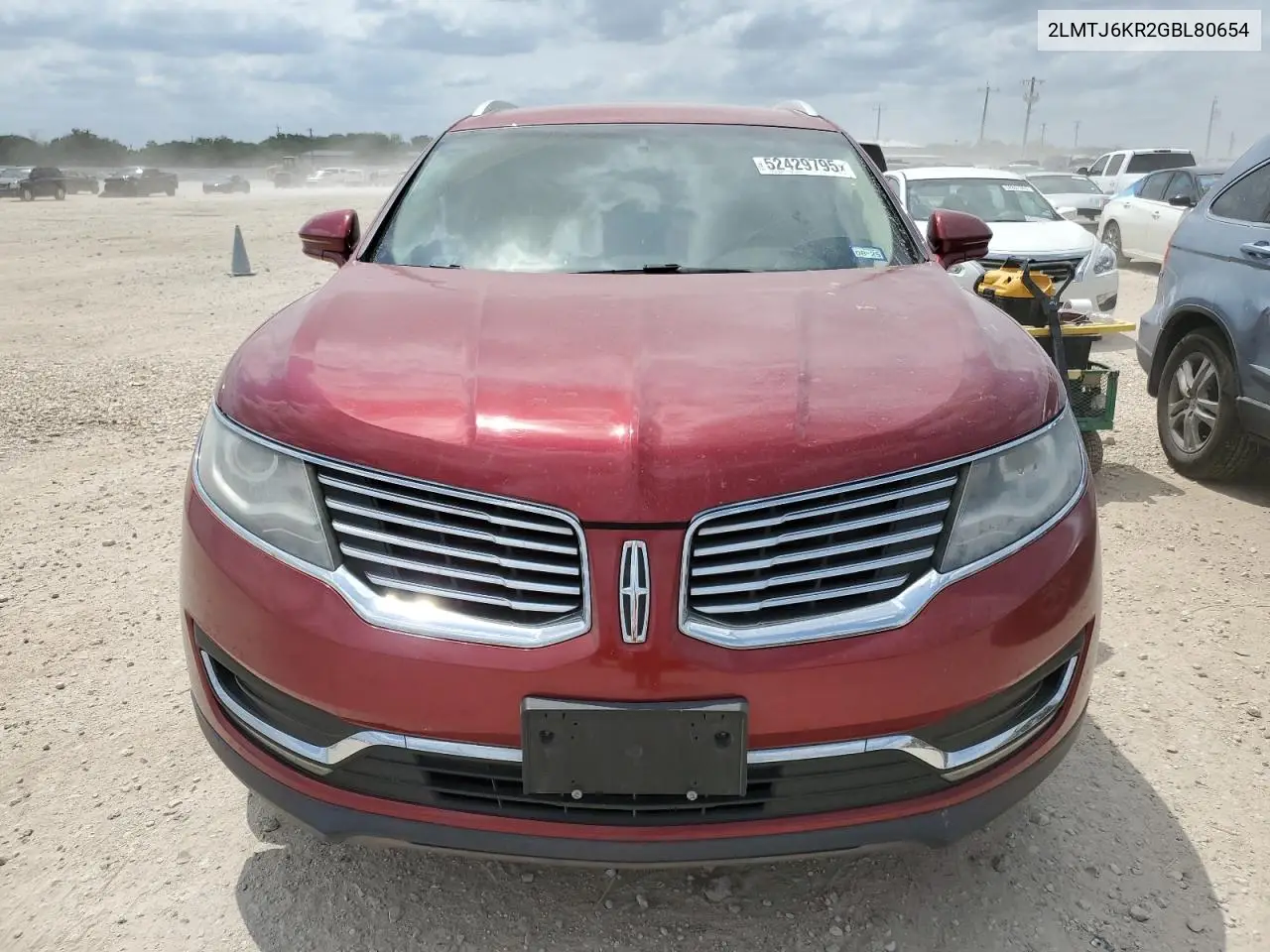 2016 Lincoln Mkx Select VIN: 2LMTJ6KR2GBL80654 Lot: 52429795