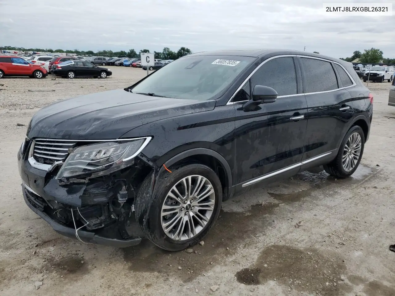 2016 Lincoln Mkx Reserve VIN: 2LMTJ8LRXGBL26321 Lot: 56057835