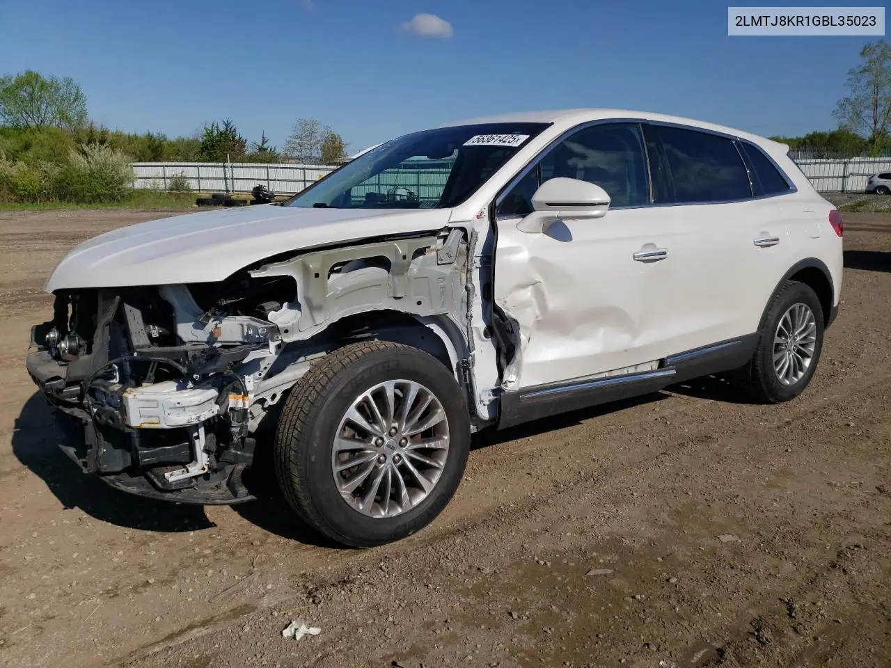 2016 Lincoln Mkx Select VIN: 2LMTJ8KR1GBL35023 Lot: 56361425