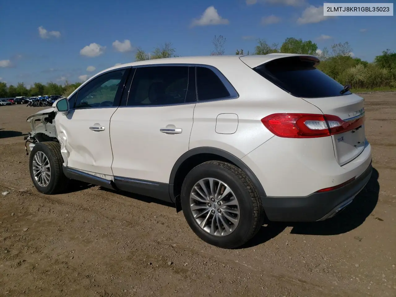 2016 Lincoln Mkx Select VIN: 2LMTJ8KR1GBL35023 Lot: 56361425