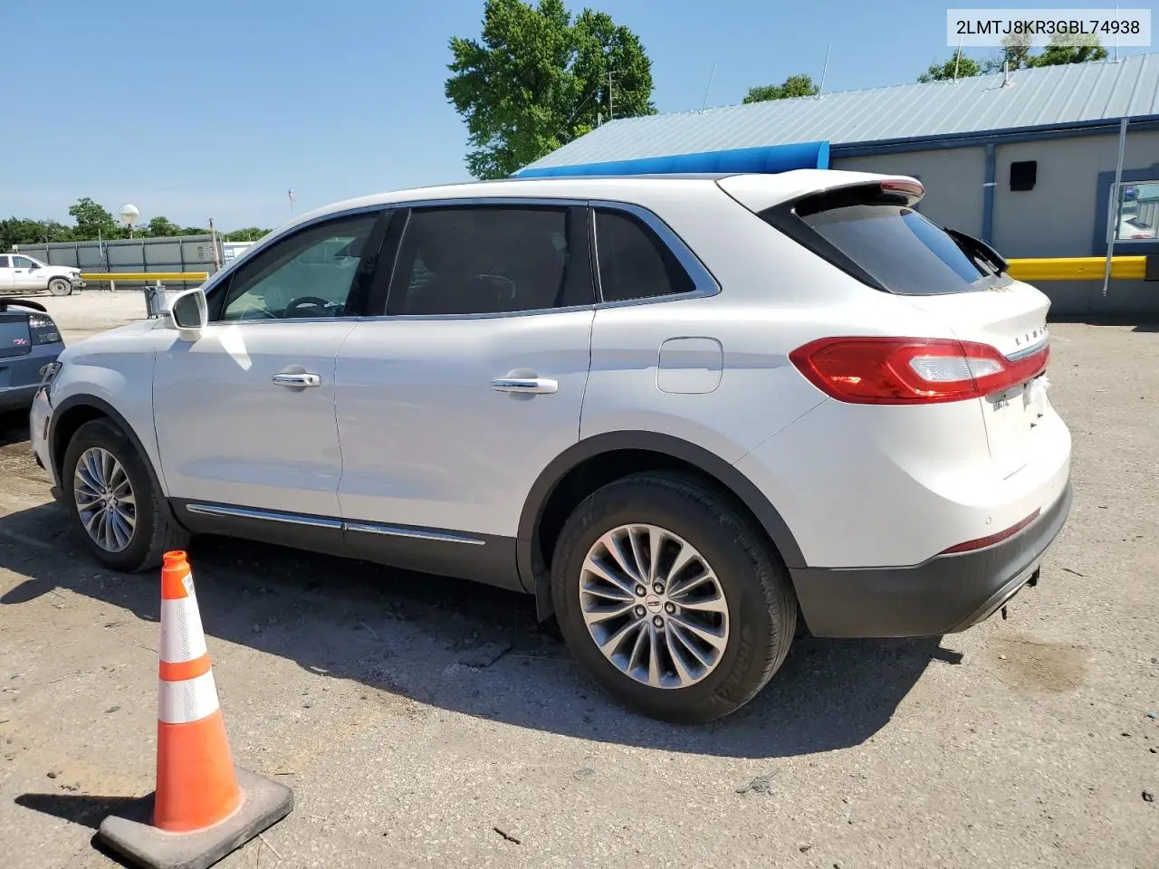 2016 Lincoln Mkx Select VIN: 2LMTJ8KR3GBL74938 Lot: 56517305