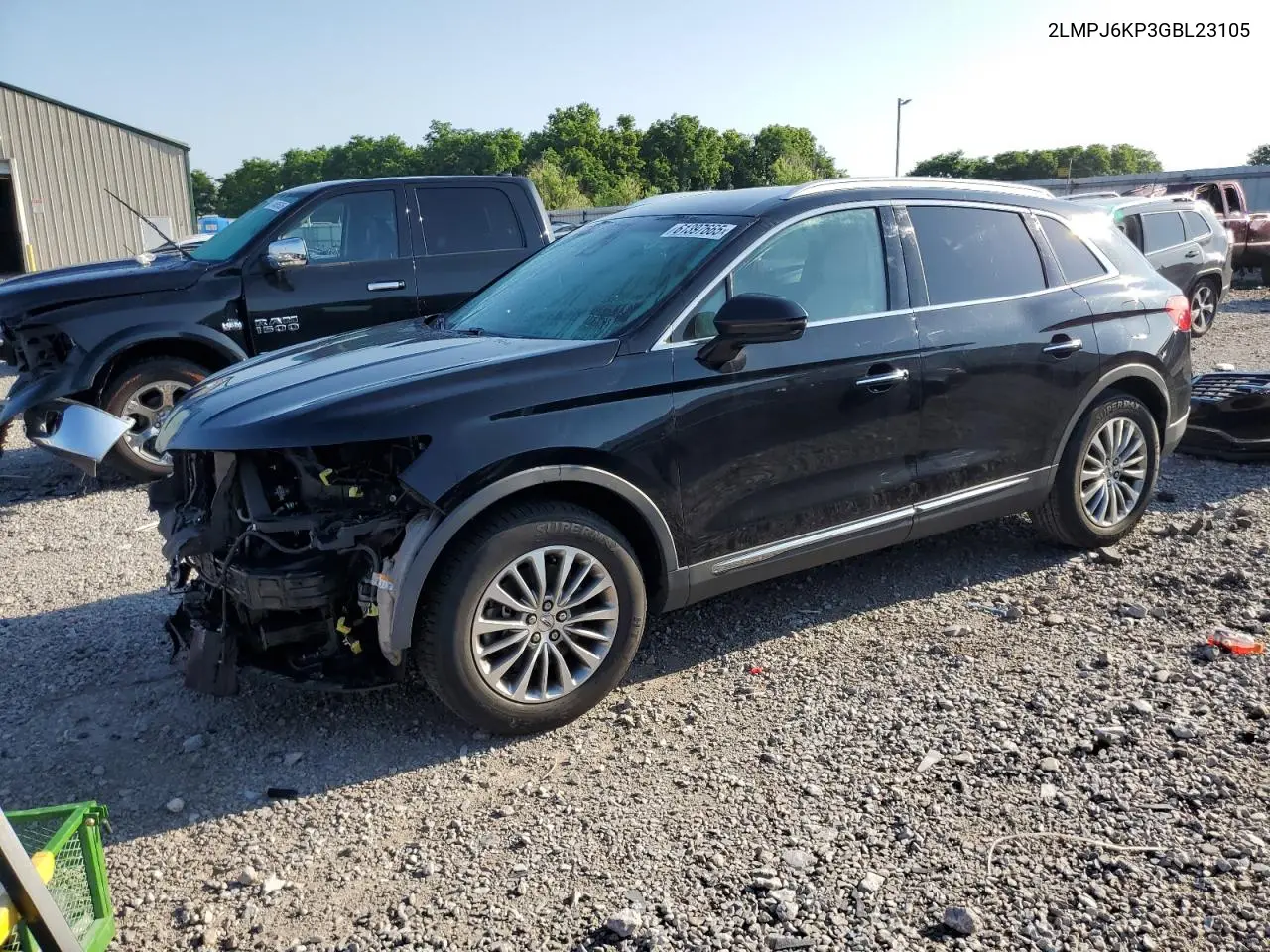 2016 Lincoln Mkx Select VIN: 2LMPJ6KP3GBL23105 Lot: 61397665