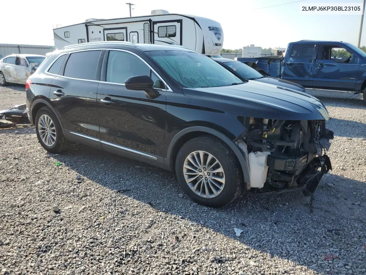 2016 Lincoln Mkx Select VIN: 2LMPJ6KP3GBL23105 Lot: 61397665