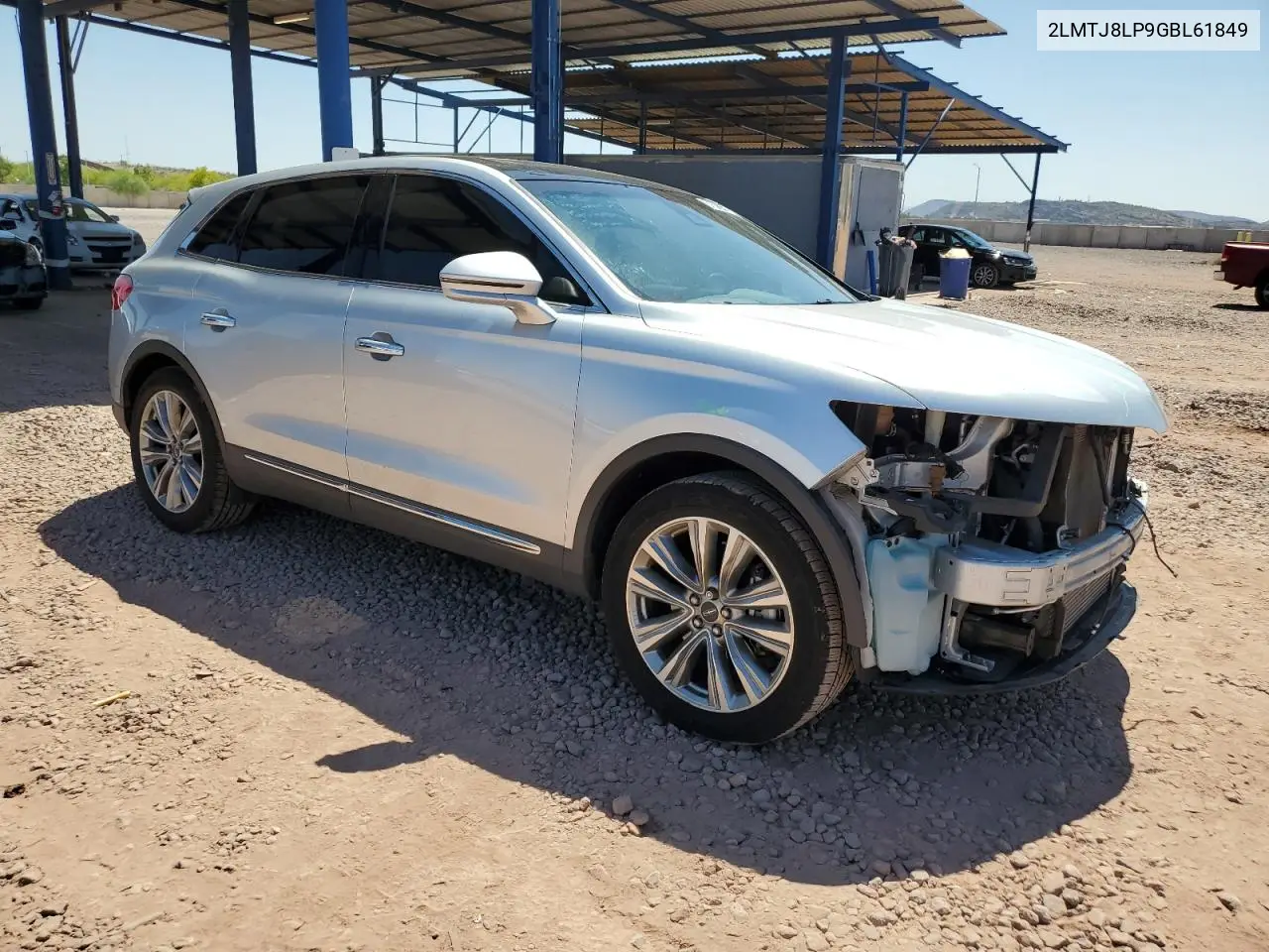 2016 Lincoln Mkx Reserve VIN: 2LMTJ8LP9GBL61849 Lot: 61598545