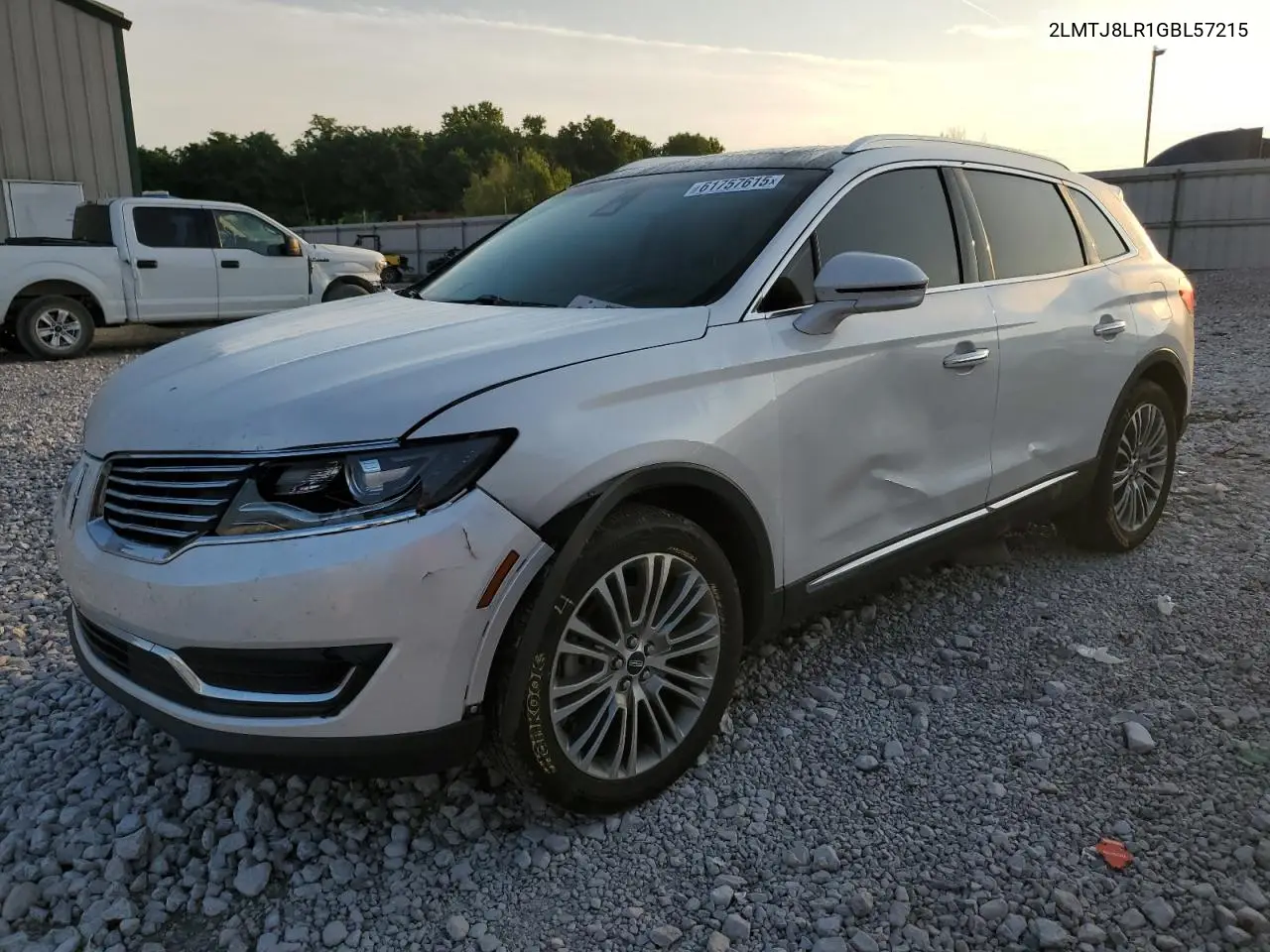 2016 Lincoln Mkx Reserve VIN: 2LMTJ8LR1GBL57215 Lot: 61757615